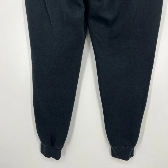 Champion Sweatpants Men's Size M Black Tapered Leg Pockets Drawstring - Picture 8 of 9